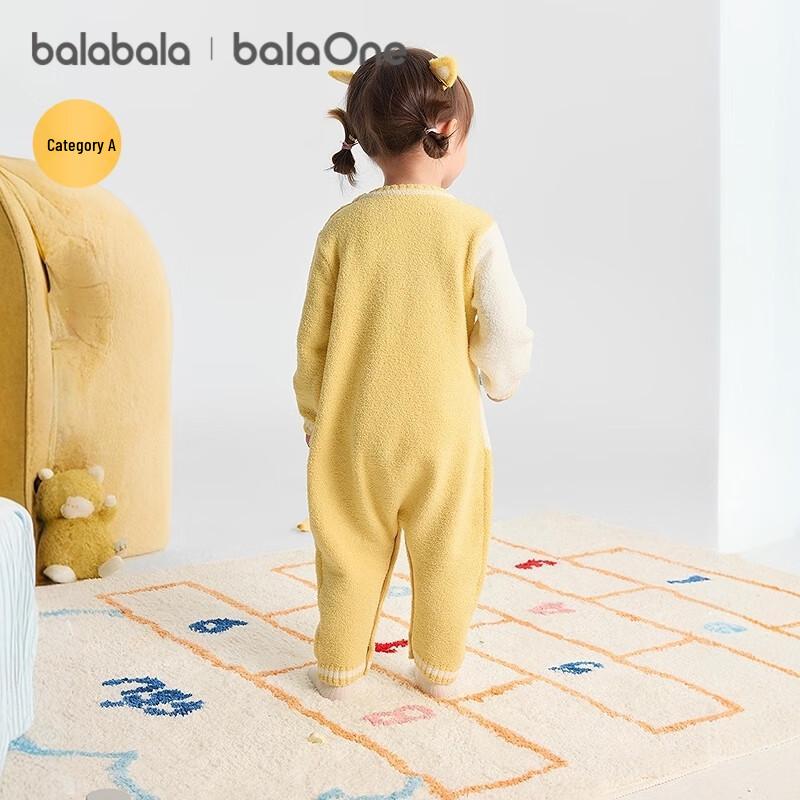 Balabala Newborn Winter Fleece Romper