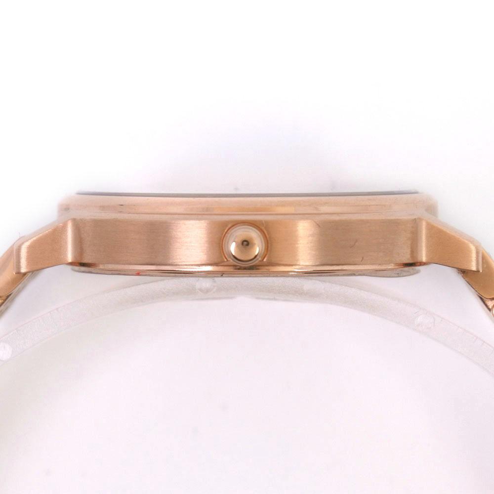 ARMANI Watches AR-80043 Earring Pink gold/pink Black shellDial Stainless Steel Quartz Women Used