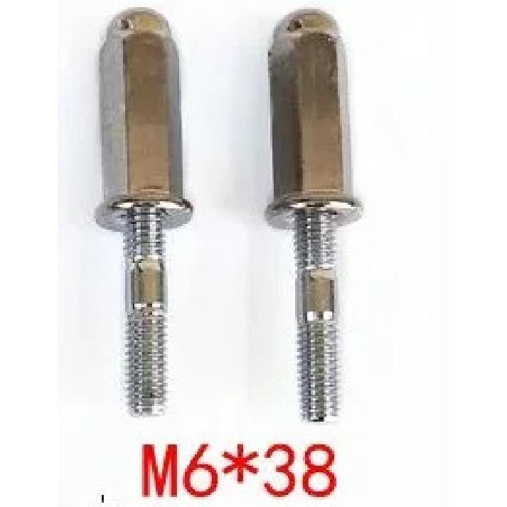 2pcs/lot Motorcycle Exhaust Escape moto Nuts screw M6 M7 M8 125cc 250cc chinese dirt pit monkey bike 110cc scooter muffler Studs