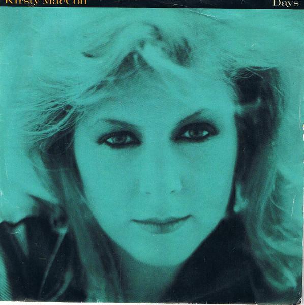 

7inch Record KIRSTY MACCOLL - Days KMA2 Virgin 1989 UK Rock Used