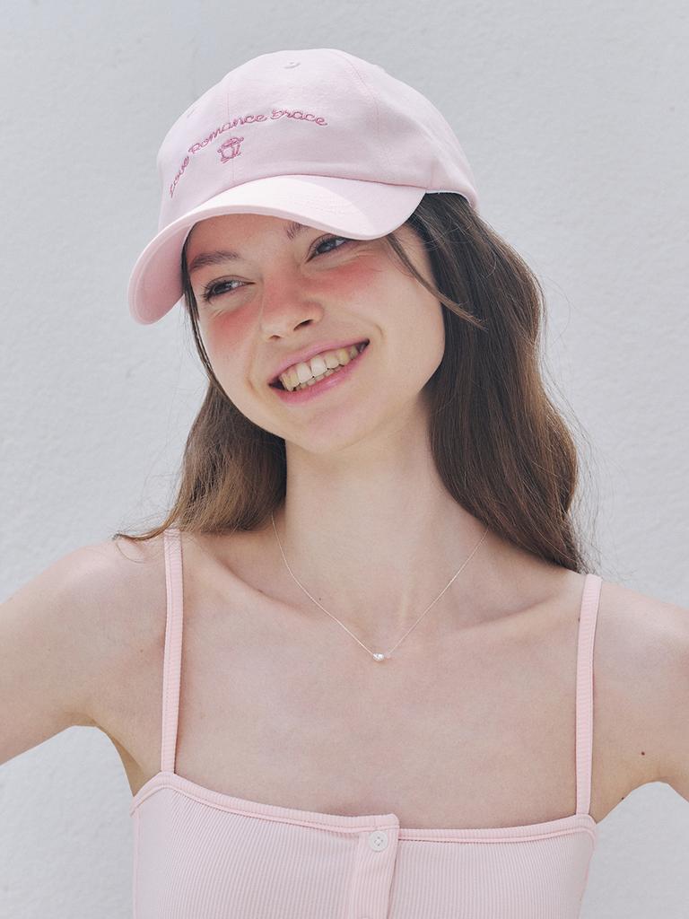 Aengbeulogseu Blooming Words Ball Cap_4 Colors