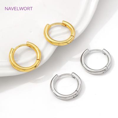 High Quality Simple Round Earrings 18K Gold Plated Brass Vintage Geometry Hoop Earring For Women Fashion Jewelry Gift 2026