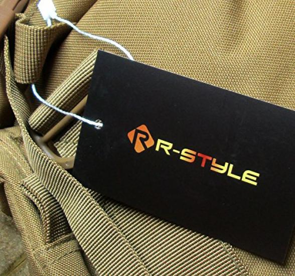 And Easy To Carry MOLLE Compatible Camouflage Assault Tactics Backpack with External Smartphone Pouch R-Style Ultra-Lightweight (Military Green)