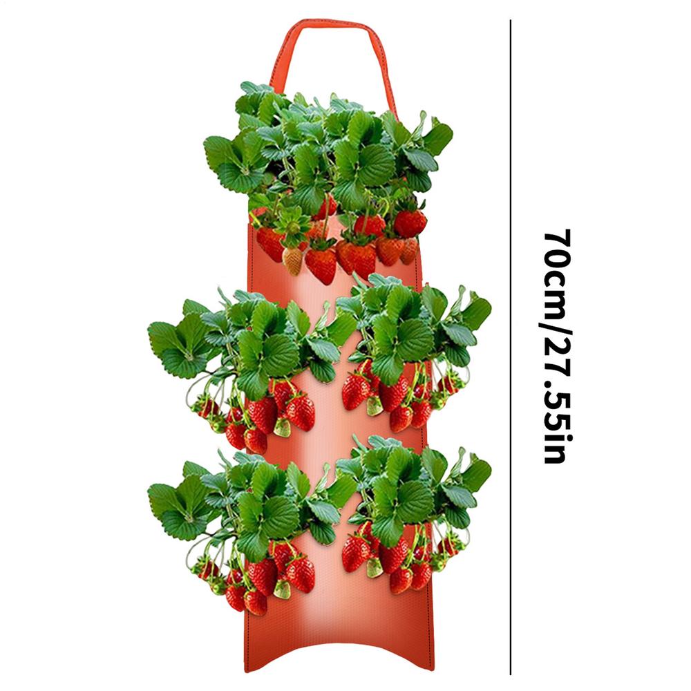 Tomatenpflanzbeutel 2025 mit 4/6/8 Löchern, hängender Stoff, Pflanzbeutel für Tomaten, Rosen, Karotten und Kartoffeln