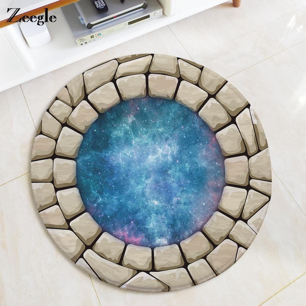 

Мультяшний олень круглий килимок китайський дракон фенікс з принтом круглий килим для вітальні дитяча кімната домашній декор комп ютерне крісло килимки підлоги Diameter 60cm