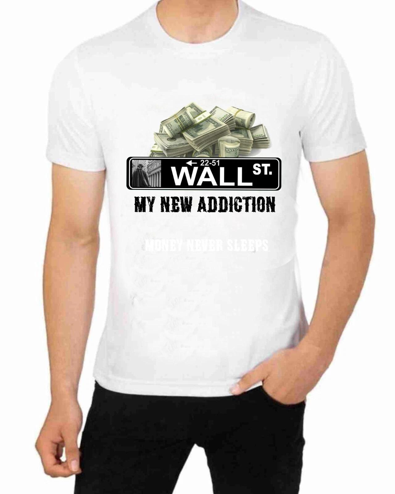 Wall Street My New Addition T-Shirt Bulls and bears XL