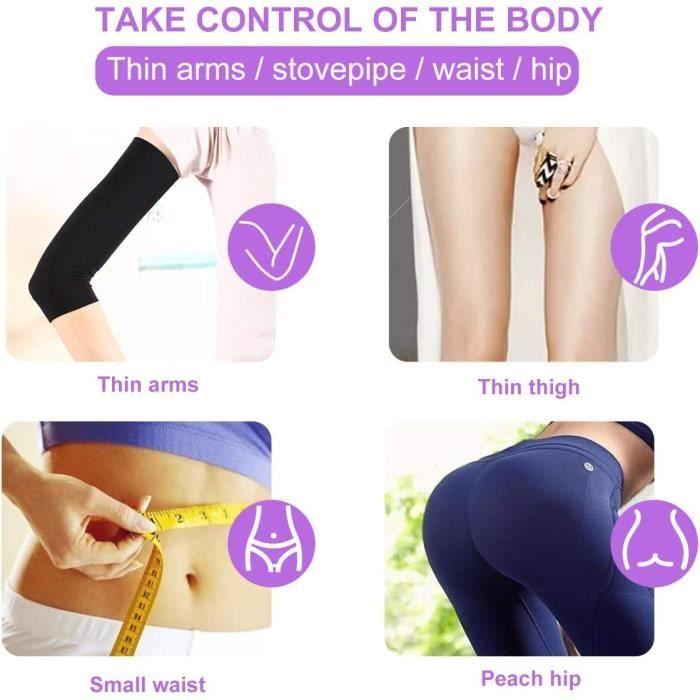 Kit de barre de pilates portable - surplex - violet - résistance ajustable - fitness - débutant