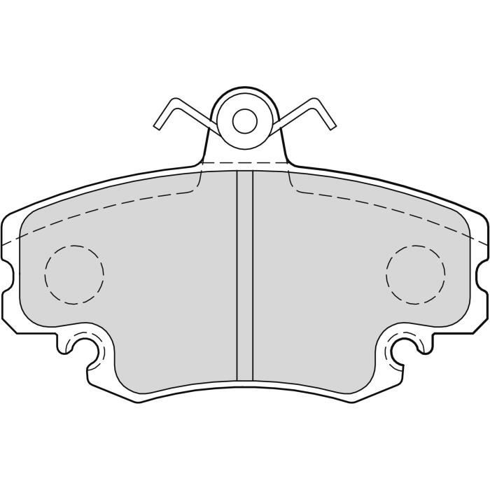 Plaquette de frein gamme first renault clio - valeo - 301002