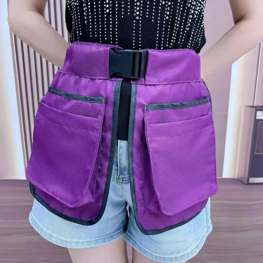 Ethnic Pattern Portable Waist Bag Waterproof Oil-resistant Multi-Function Tool Pouch Stain-resistant Polyester