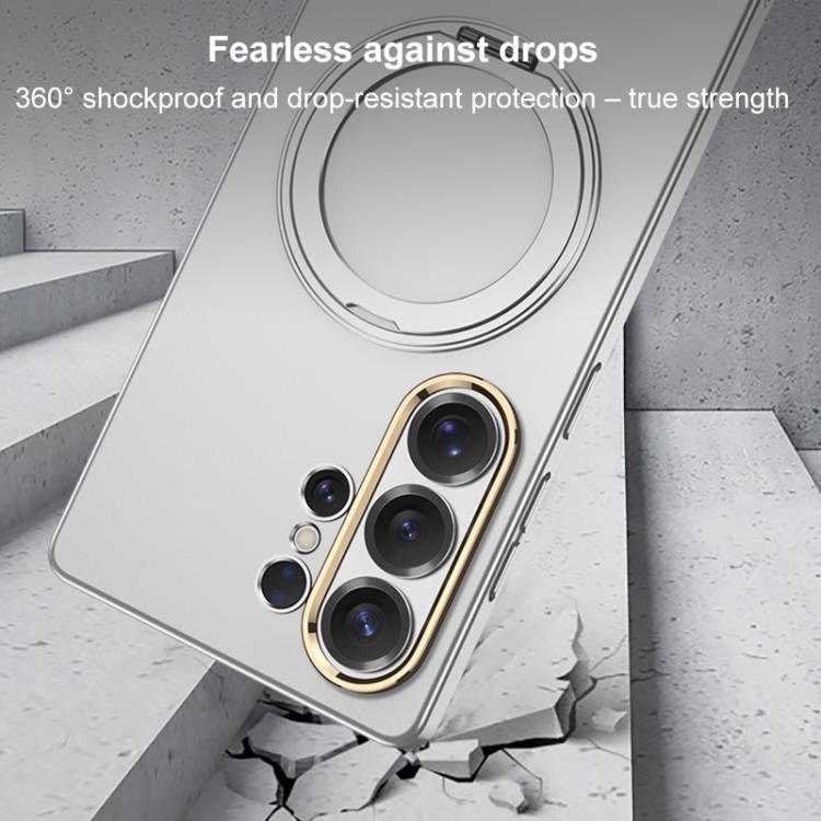 GKK Ultra-thin Full Coverage PC Phone Case with Magnetic Rotating Holder