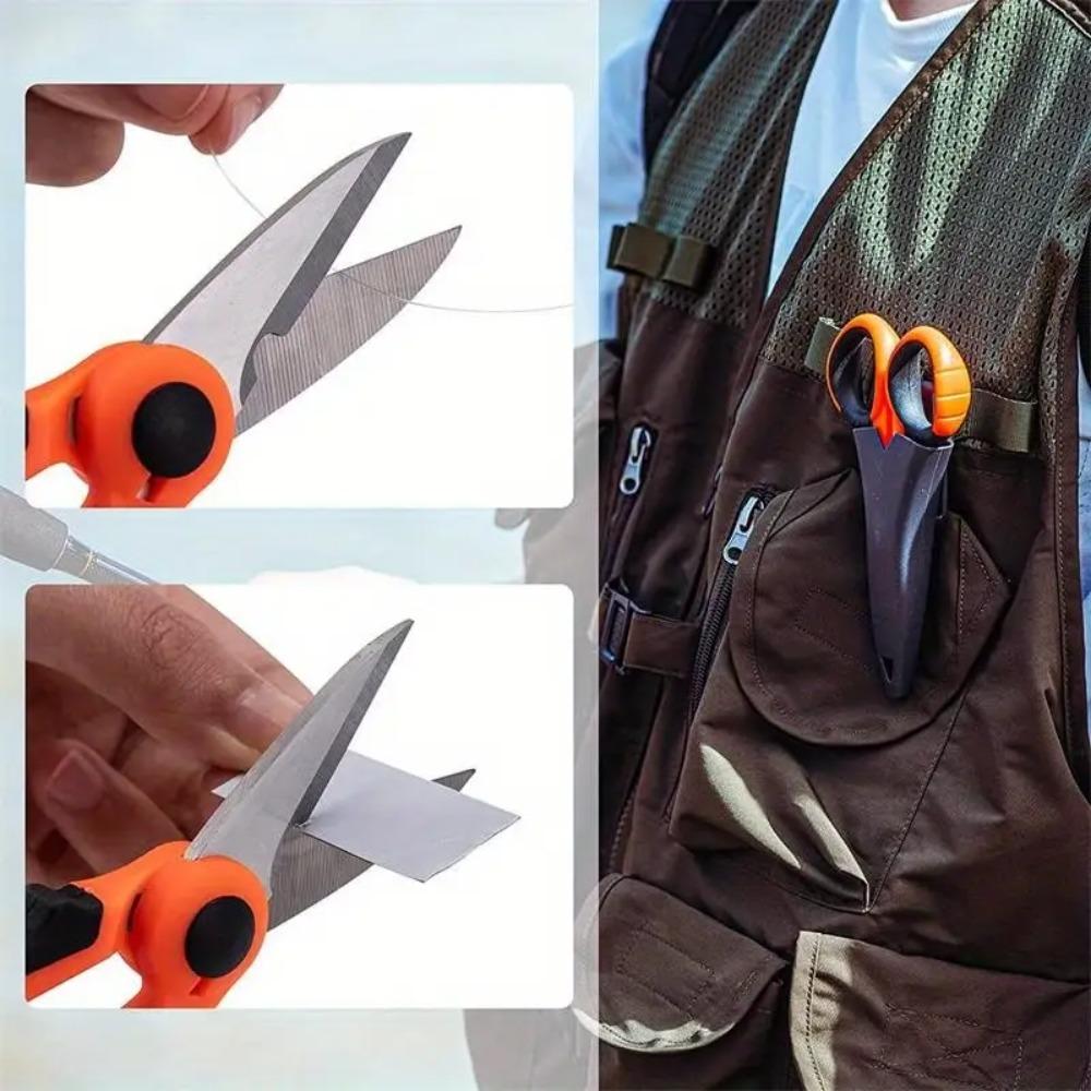 Professional Electrician Scissors High Carbon Steel Wire Cut Tool for Fabric Paper Cable Fishing