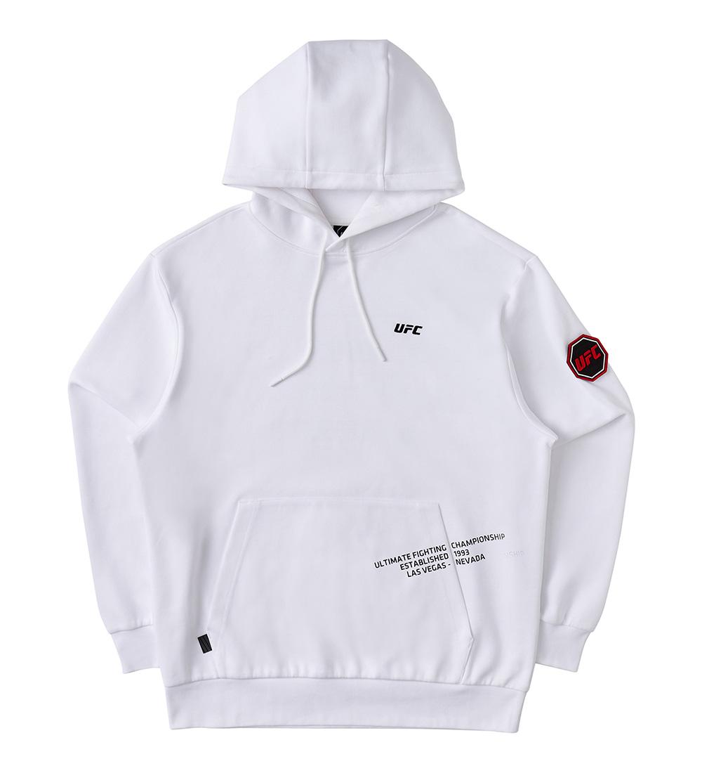 Ufc Sports Ufc Square Hoodie White U1Swt1102Wh Wh/L