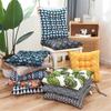 40*40cm Garden Patio Sofa Coarse Cloth Chair Seat Pads Cotton Linen Cushion Dining Cushions