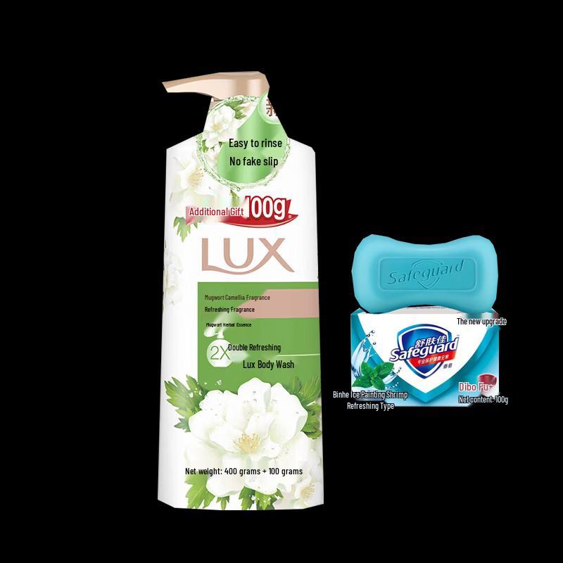 Lux Refreshing Shower Gel & Mint Soap Set