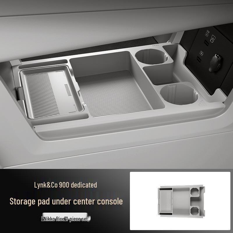 

Lynk&Co 900 Center Console Armrest Storage Box & Interior Decor бежевый
