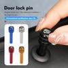 4pcs Car Security Door Lock Buckle Interior Knob Pull Pin Cover For Mercedes Benz AMG A B C E S G Class W201 W210 W108 W205 W203