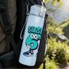 1PC Six Seven Bruh Sneaker Letter 750ml Color Plastic Sports Water Bottle Leakproof Flip Straw Lid Suitable for Sports Office Home Use