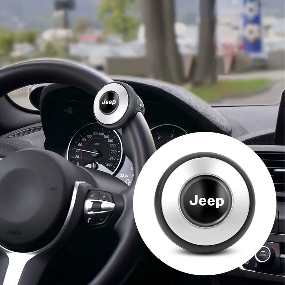 ALG4 Car Steering Wheel Booster Spinner Knob 360 Degree Rotation Ball Handle For Jeep Wrangler Renegade Compass Gladiator Cherokee JL