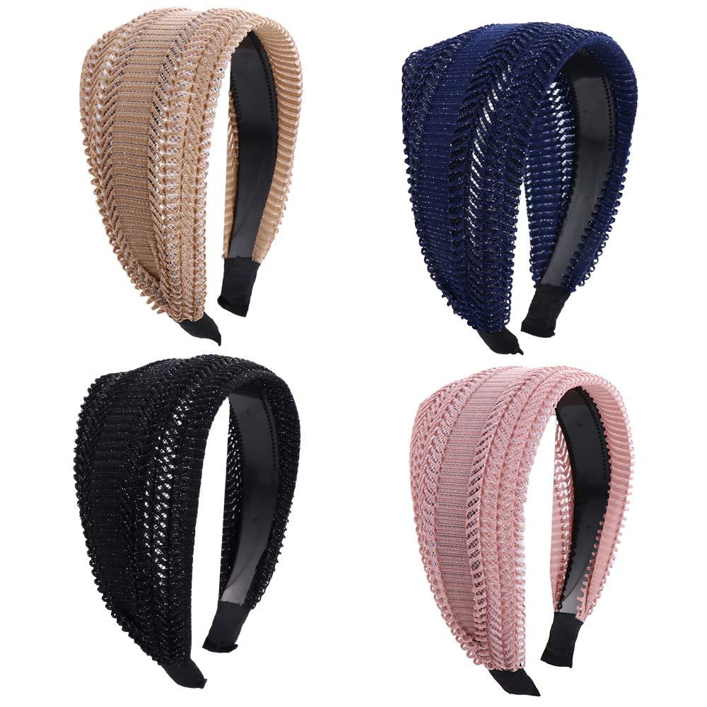 For Girls Hollow Wash Face Non Slip Korean Head Wrap Lace Hairbands Headband Women Hair Hoop