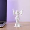 3D Printed Ghost Woman Sculpture Spirit Statue for Modern Home Decor Minimalist Spooky