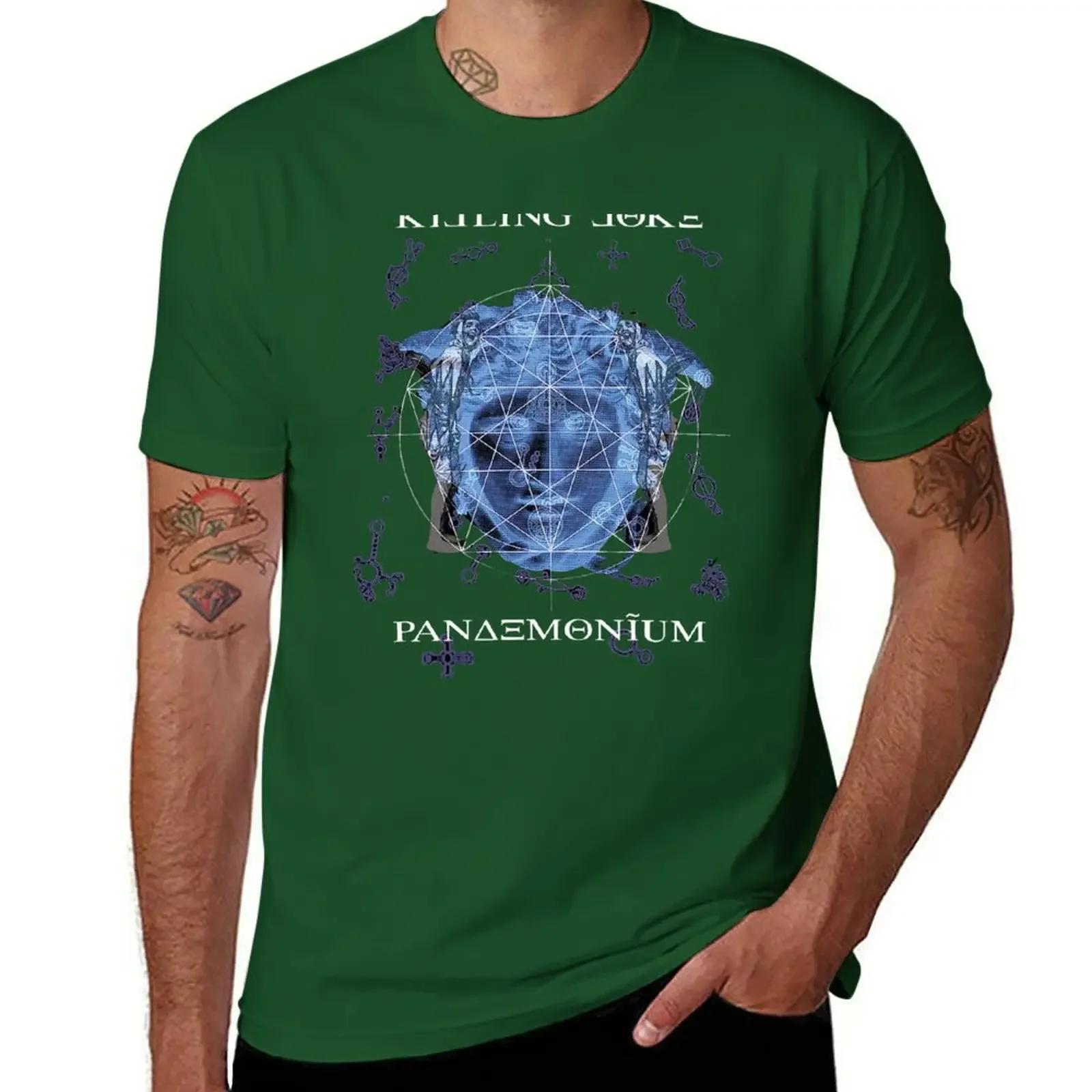 

New Killing Joke Pandemonium Album art 90aposs retro punk band TShirt boys white t shirts oversized t shirts for men 4XL