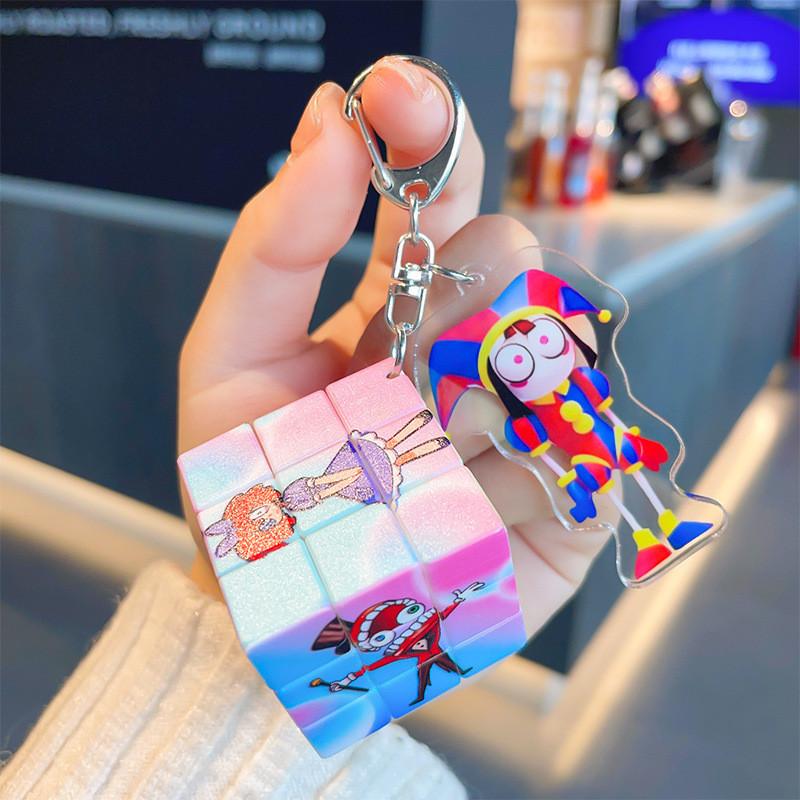 Очаровательный силиконовый мультяшный брелок Очаровательный аксессуар для ключей в цирковой тематике Милая идея для подарка StyleG