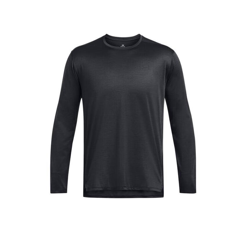 Under Armour Tech Solid Logo Breathable Training Long Sleeve T-Shirt Men Tops 1382808-001
