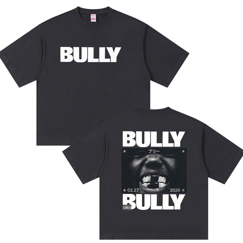 Rapper Kanye West Bully New Album 2026 Graphic T Shirt Unisexs Hip Hop Pop Music Short Sleeve Tshirt Retro Cotton Tees Streetwear