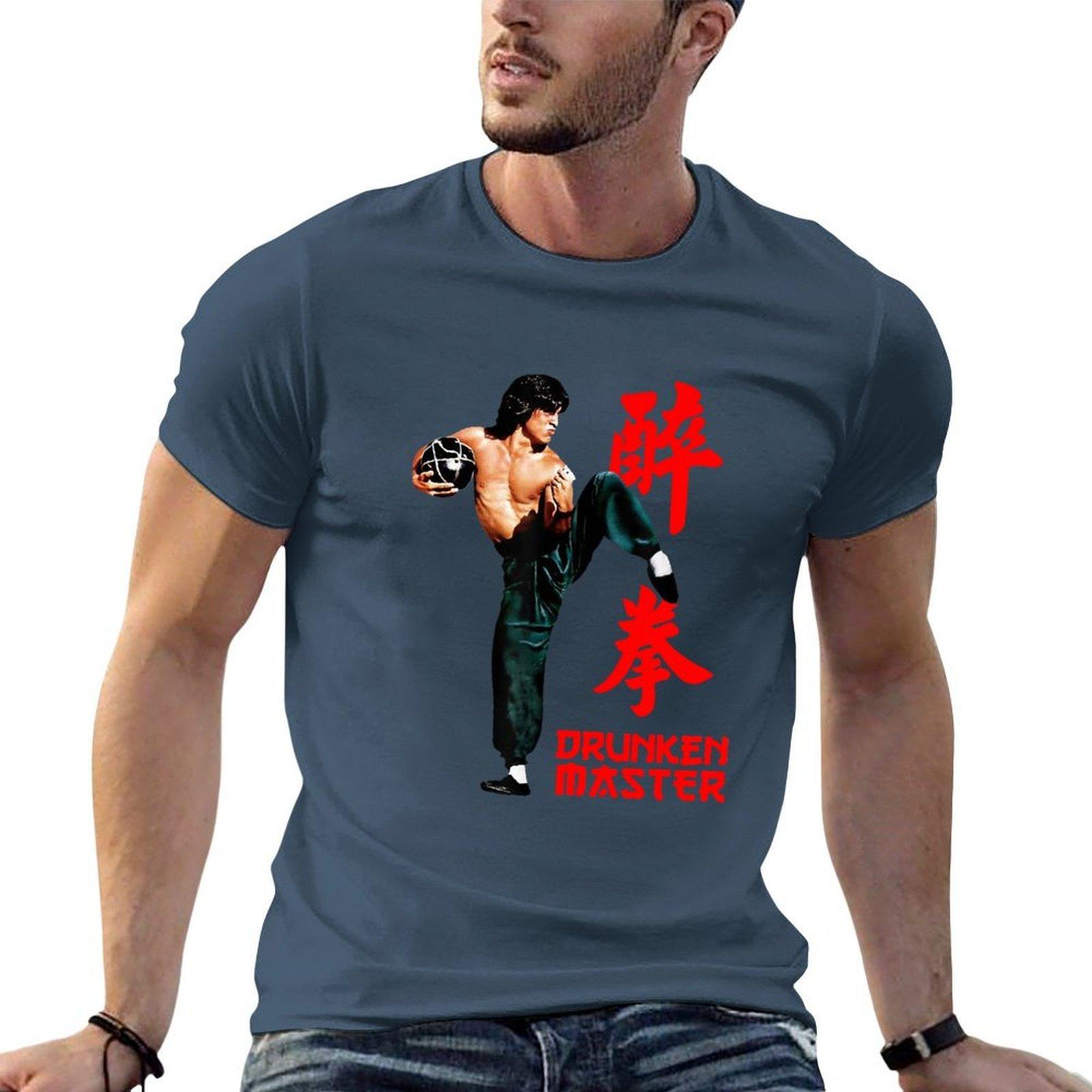 Drunken Master Jackie Chan Design Es Tshirt Durable Work Wear Tshirt S