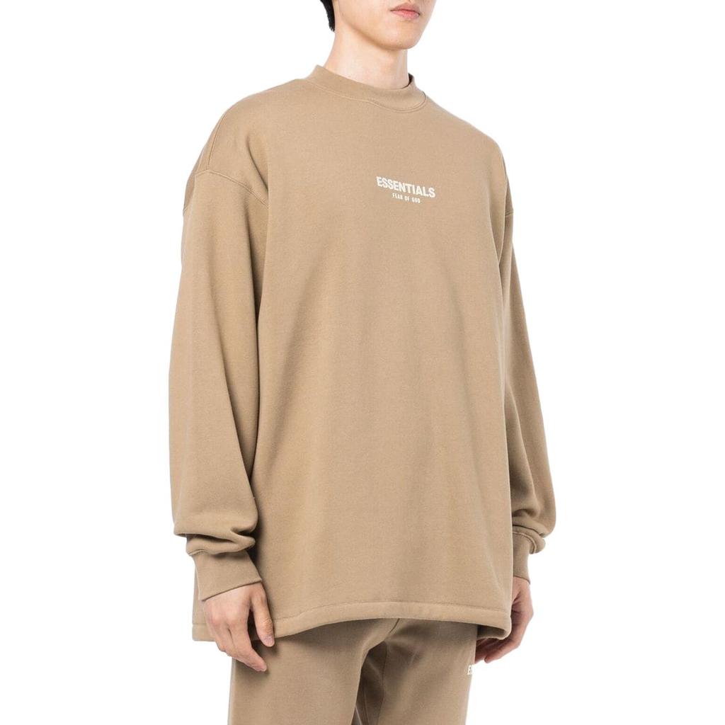 Fear of God Essentials Relaxed Crewneck Oak Men Tops Green 192BT212075F