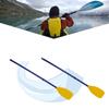 1 Pair Kayak Paddle Exquisite Workmanship High Strength PVC Detachable Lightweight Canoe Paddle for Rowing