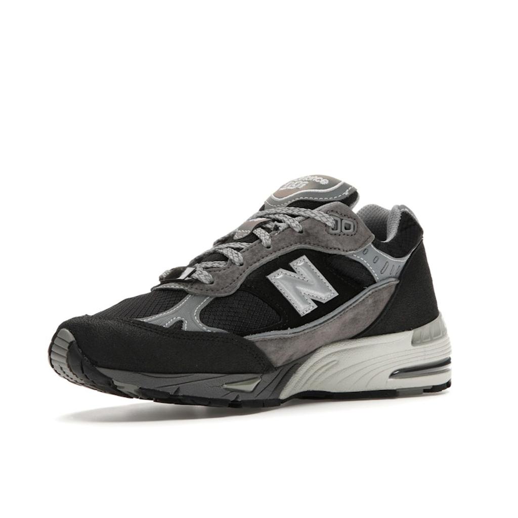 Slam Jam x New Balance 991 Made In England Shap Store Herren Sneaker Schwarz Silber M991SJM