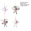 Sparkling Ballerina Christmas Ornament 2D Acrylic Hanging Decor for Tree Car Mirror Home Display Festive Dance Figure