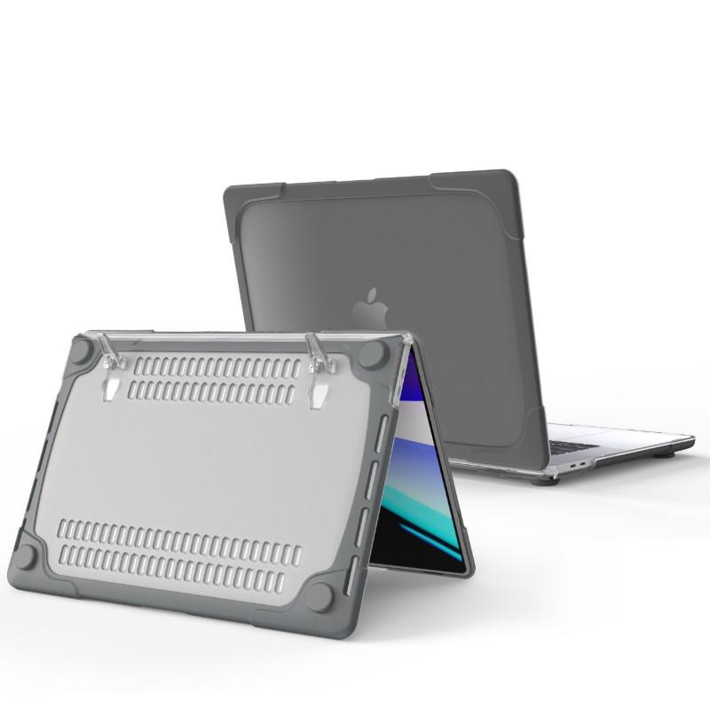Transparent Matte TPU Case MacBook Pro 16-inch A2141 2019 2020 Shockproof Protective Cover Gray