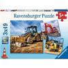 Ravensburger Puzzle Construction Vehicles 3x49 Pieces 050321