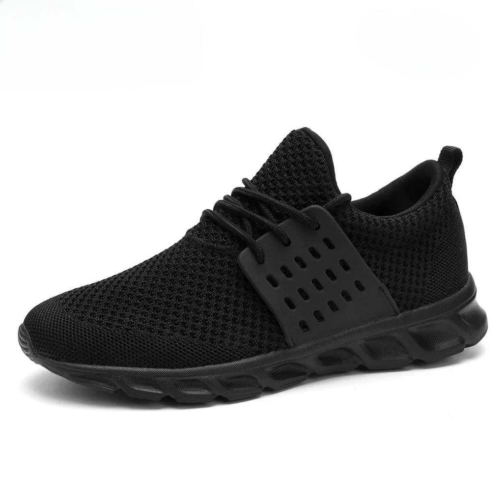 Men Casual Sports Shoes Air Mesh Lightweight Sneakers Anti-slip and Wear-resistant Flat Walking Shoe Athletic Jogging Size 36