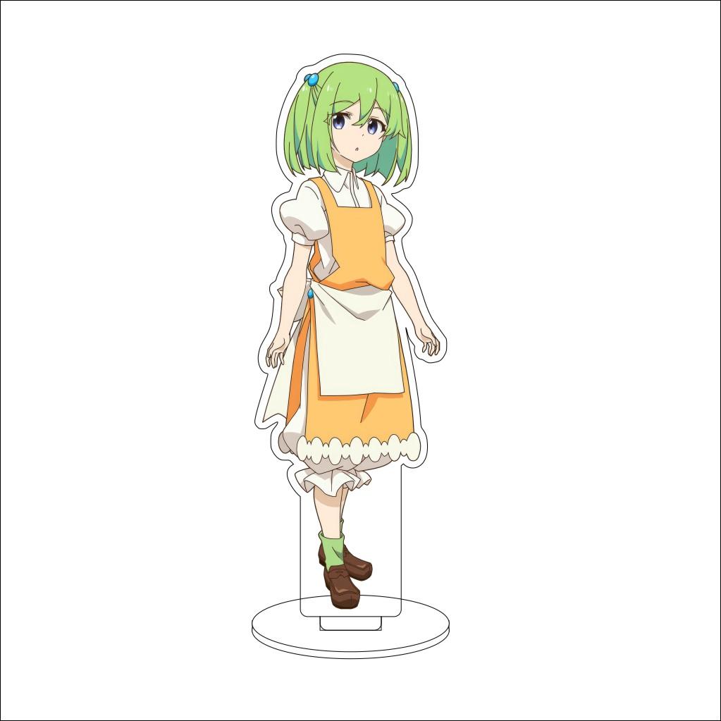 16CM Anime Cosplay Acrylic Stand Ornaments Azusa Falufal Sharula Haruka Flattelude Figure Stand Halloween Gifts
