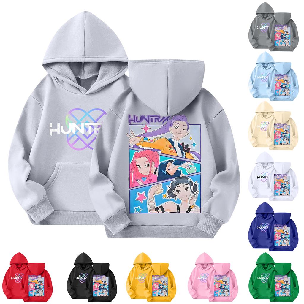Women's Hooded Gradient Printed Long Sleeved Sweatshirt Loose Women's Sweatshirt  Sweatshirt