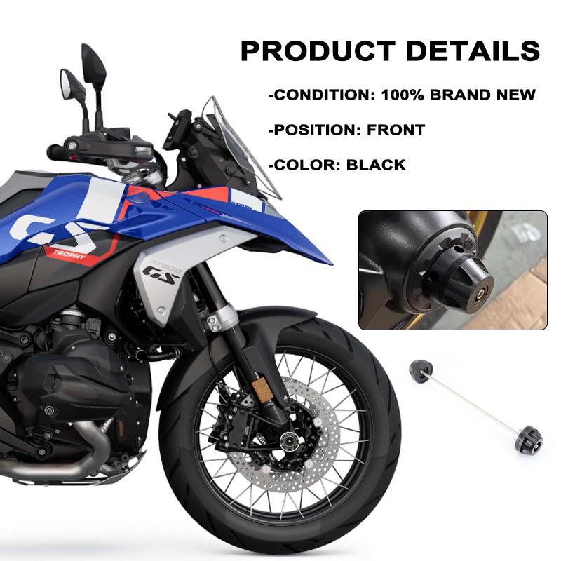 R1300GS Motorcycle Front Wheel Protector Axle Fork Crash Slider Accessories For BMW R1300 GS R 1300 GS R 1300GS 2023 2024 2025