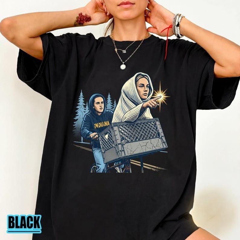 Sophie Cunningham & Caitlin Clark Shirt, Basketball Graphic Tee, Sport Fan Gift M