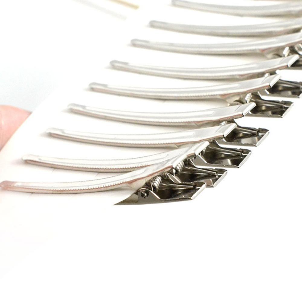 Durable Alligator Hair Clips Practical Hair Sectioning Clips Home Use Metal Curl Clips For Women