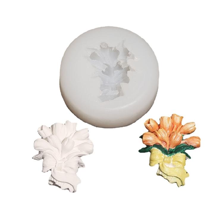 

Flower Aromatherapy Plaster Silicone Mould DIY Crafts Casting Party Novelty Gift 1