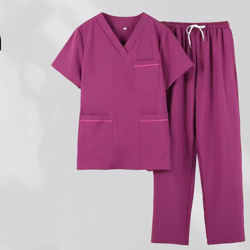 High end elastic quick dry cleaning hand short sleeved doctor's operating room brush hand clothes dental oral pet hospital