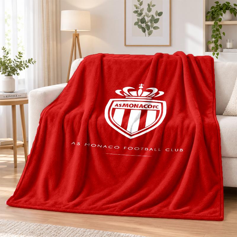 As Monaco Flannel Throw Blanket Soft Warm Cozy For Sofa Bed Indoor Home Bedroom Use