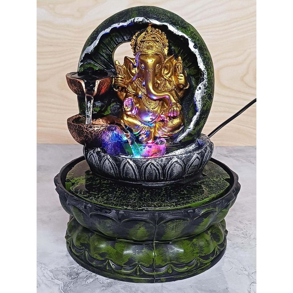 Lord Ganesha Indoor Home Decor Water Fountain Showpiece for Living Room,Garden and Gifting Purpose