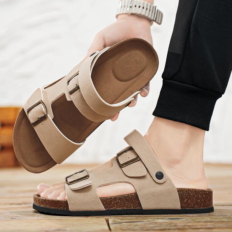 Модные мужские сандалии летняя уличная пляжная обувь повседневная пляжная походная обувь — фото 6