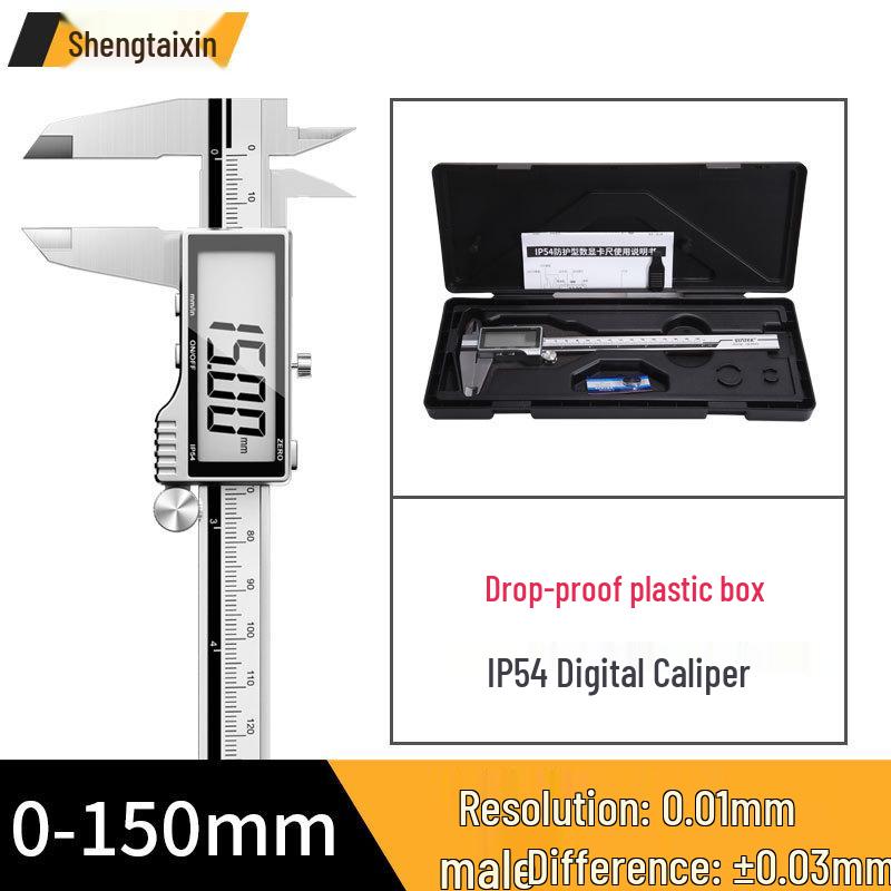Shengtai Xin High Precision Digital Caliper 0-150/200/300mm Stainless Steel Vernier