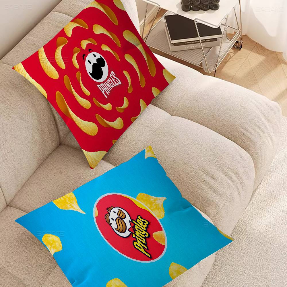 Fashion P-Pringles L-LLC Film Cushion Cover Polyester Sofa Cushions Decorative Throw Pillows Home Decoration Pillowcover