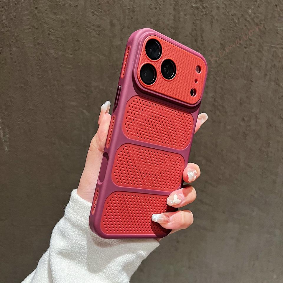 Heat Dissipation Magnetic Phone Case For For Iphone 17 12 13 14 1 16 17 Pro Max Plus Big Windows Shockproof Protector Cover