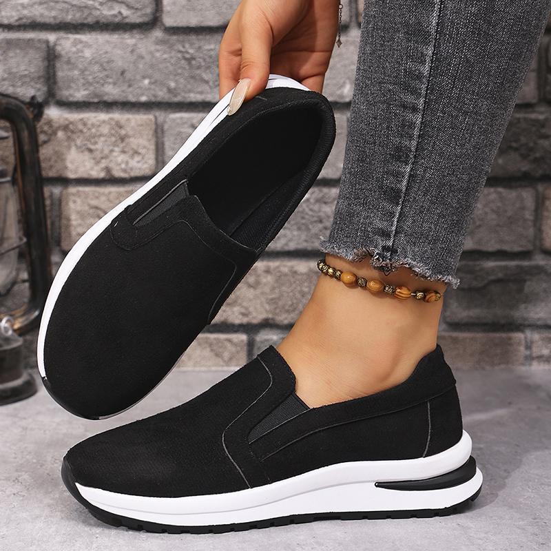 Fashion Casual Slip On Platform Sneakers for Women Lightweight Breathable Walking Shoes Woman Comfort Thick Sole Non Slip Sports Shoes